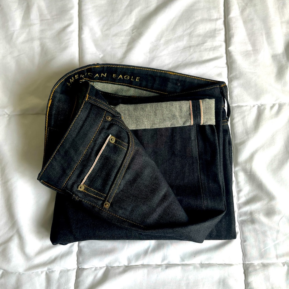 COPY - American Eagle Unwashed Selvedge Denim Skinny